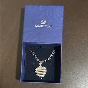 Swarovski Silver Heart Necklace